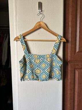 O'Neill Juniors' Lisa Floral-Print Tank Top – Size M